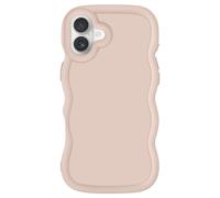Coque pour iPhone 16 Plus Silicone Antichoc série Candy Beige