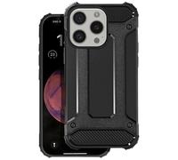 Coque pour iPhone 16 Pro Hybride Coins Renforcés Anti-chutes 1.8m Noir