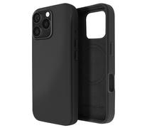 Coque MagSafe pour iPhone 16 Pro Max en Cuir Vegan Haute Qualité Noir