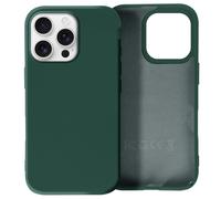 Coque pour iPhone 16 Pro Max Semi-rigide Soft-touch Anti-traces Vert foncé