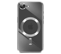 Coque pour iPhone 16e Caméra Protégée en Silicone Argent