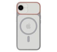 Coque pour iPhone 16e Conception Bi-Matière Compatible MagSafe Gris