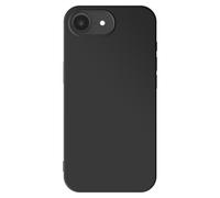 Avizar Coque pour iPhone 16e Silicone Souple Design Fin Léger Noir