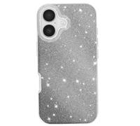Coque pour iPhone 17 Conception Bi-Matière et Finition Pailletée Argent