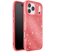 Avizar Coque pour iPhone 17 Pro Conception Bi-Matière et Finition Pailletée