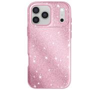 Avizar Coque pour iPhone 17 Pro Max Conception Bi-Matière et Finition Pailletée