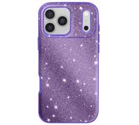 Avizar Coque pour iPhone 17 Pro Max Conception Bi-Matière et Finition Pailletée