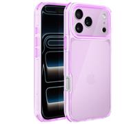 Coque pour iPhone 17 Pro Max Renforcée Bi-Matière Texturé Antidérapants Violet