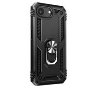 Avizar Coque pour iPhone 17e Antichoc avec Anneau Magnétique Rotatif Noir