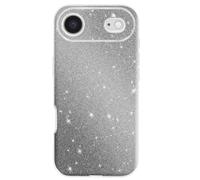 Avizar Coque pour iPhone Air Conception Bi-Matière et Finition Pailletée Argent