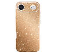 Coque pour iPhone Air Conception Bi-Matière et Finition Pailletée Dorée