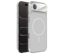 Avizar Coque pour iPhone Air Rigide avec Verre Protection Caméra Argent