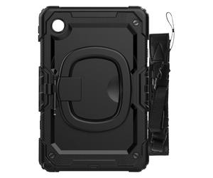 Avizar Coque pour Lenovo Tab M11 Antichoc Poignée Support Sangle Noir