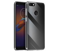 Coque pour Motorola Moto E6 Play Silicone Souple Design Fin Léger Transparent