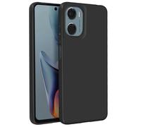 Coque pour Motorola Moto G05 et E15 Silicone Souple Mat Noir