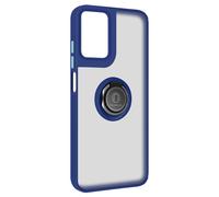 Avizar Coque pour Moto G24, G04 et G04s Bague Support Vidéo Bleu