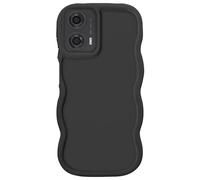 Avizar Coque pour Moto G24, G04 et G04s Silicone Antichoc Noir