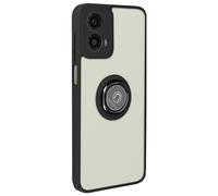 Coque pour Motorola Moto G34 Bague Support Vidéo Avizar Noir