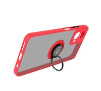 Avizar Coque pour Moto G34 Bague Support Vidéo Rouge