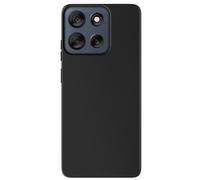 Coque pour Motorola Moto G86 Silicone Souple Mat Noir