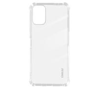 Avizar Coque pour Nokia C32 Silicone Flexible Coins Bumper Transparent