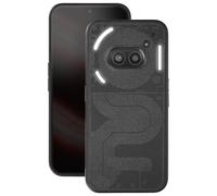Coque pour Nothing Phone 2a et 2a Plus Dos Cuir Vegan Contour Souple Noir