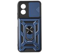 Avizar Coque pour Oppo A38 Bague Support Antichoc Cache Caméra Coulissant