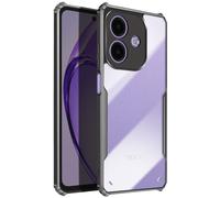 Avizar Coque pour Oppo A40 Silicone Antichoc Bloc Caméra Couvert Noir