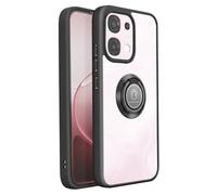 Avizar Coque pour Oppo A6 Pro avec Anneau Magnétique Finition Givrée Noir