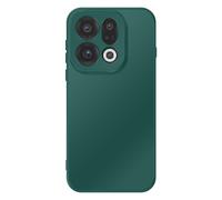 Coque pour Oppo Find X9 en Silicone Souple avec Contour Caméra Surélevé Vert sapin
