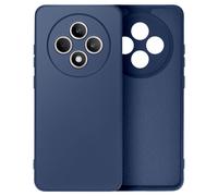 Avizar Coque pour Oppo Reno 12F Semi-rigide Soft-touch Anti-traces Bleu nuit