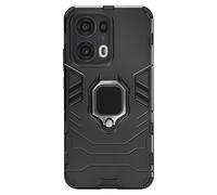Coque pour Oppo Reno 13 Pro Anneau Support Antichoc Noir