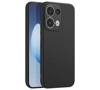 Avizar Coque pour Oppo Reno 13 Silicone Souple Fin et Léger Noir