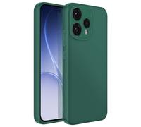 Avizar Coque pour Oppo Reno 15 en Silicone Souple Antichocs Oléophobe Vert