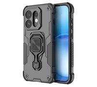 Avizar Coque pour Oppo Reno 16 Antichoc avec Anneau Magnétique Support Noir