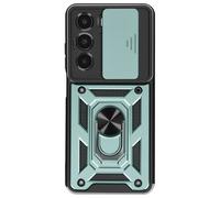 Avizar Coque pour Realme 14x Bague Magnétique Protection caméra Vert