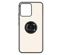 Coque pour Realme C30 Bi-matière Bague Métallique Support Vidéo Noir