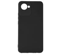 Avizar Coque pour Realme C30 Silicone Semi-rigide Finition Soft-touch Noir