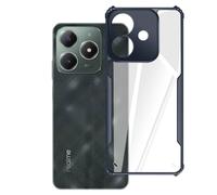 Avizar Coque pour Realme C61 Silicone Antichoc Bloc Caméra Couvert Bleu nuit