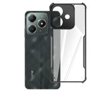 Coque pour Realme C61 Silicone Antichoc Bloc Caméra Couvert Noir