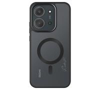 Avizar Coque pour Redmi 15C avec Anneau Intégré Noir transparent