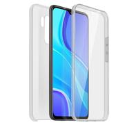 Coque Xiaomi Redmi 9 Protection Arrière Rigide + Avant Souple Transparent
