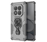 Coque pour Redmi Note 15 Pro 5G avec Anneau Rotatif et Fonction Support Gris