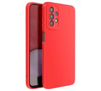 Avizar Coque pour Samsung Galaxy A04s Silicone Protection Caméra Renforcée Rouge