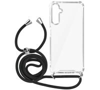 Avizar Coque pour Samsung Galaxy A05s Silicone Coins Bumper Cordon 70cm
