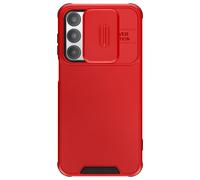 Avizar Coque pour Samsung Galaxy A16 Antichoc Cache Caméra Coulissante Rouge