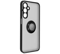 Avizar Coque pour Samsung Galaxy A25 5G Bague Métallique Fonction Support Noir