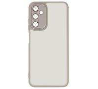 Coque pour Samsung Galaxy A25 5G Dos Rigide Fumé Bloc Caméra Protégé Gris Clair