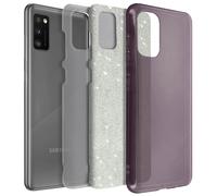 Avizar Coque pour Samsung Galaxy A41 Paillette Amovible Silicone Semi-rigide