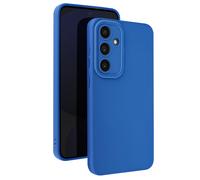 Avizar Coque pour Samsung Galaxy S24 FE Silicone Mat Bloc Caméra Protégé Bleu